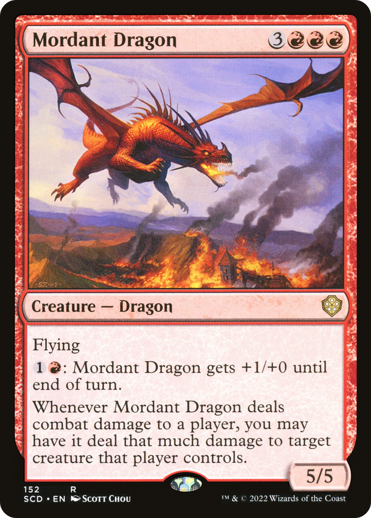 Mordant Dragon [Starter Commander Decks] | Webway Games