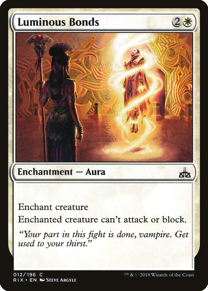 Luminous Bonds [Rivals of Ixalan] | Webway Games