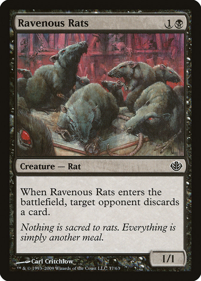 Ravenous Rats [Duel Decks: Garruk vs. Liliana] | Webway Games