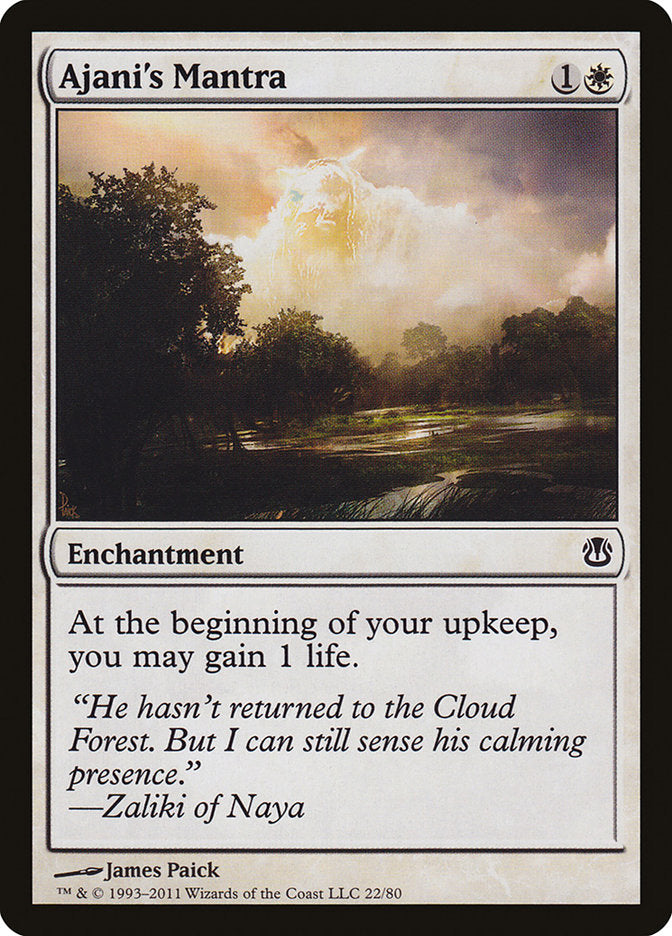 Ajani's Mantra [Duel Decks: Ajani vs. Nicol Bolas] | Webway Games