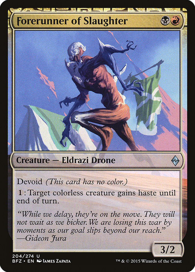 Forerunner of Slaughter [Battle for Zendikar] | Webway Games