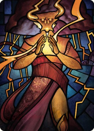 Najal, the Storm Runner Art Card [Dominaria United Art Series] | Webway Games