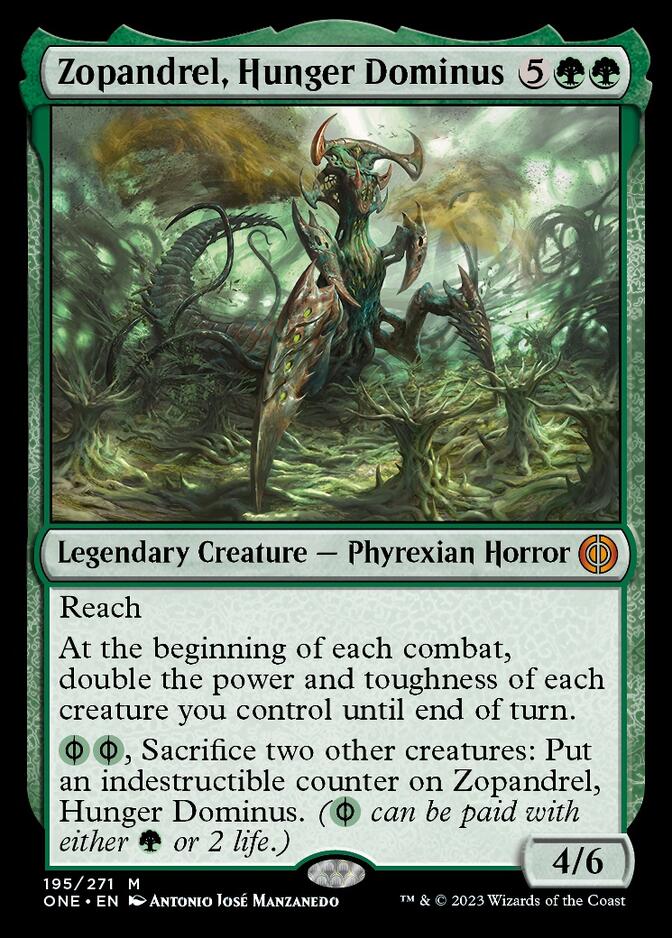Zopandrel, Hunger Dominus [Phyrexia: All Will Be One] | Webway Games