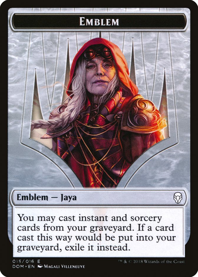 Emblem - Jaya Ballard [Dominaria Tokens] | Webway Games