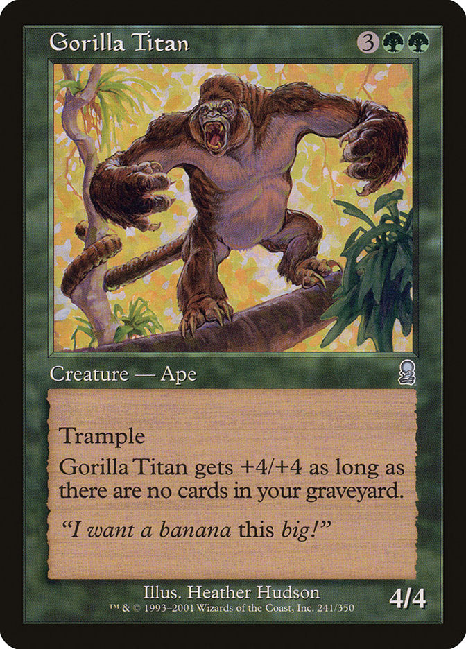 Gorilla Titan [Odyssey] | Webway Games
