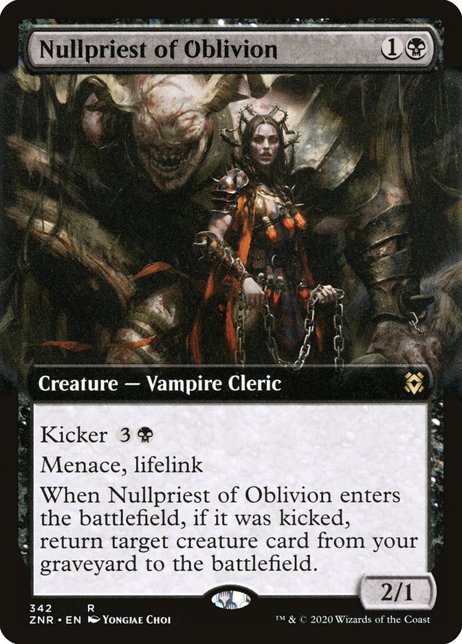 Nullpriest of Oblivion (Extended Art) [Zendikar Rising] | Webway Games