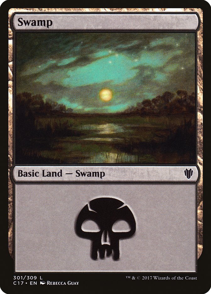 Swamp (#301) [Commander 2017] | Webway Games
