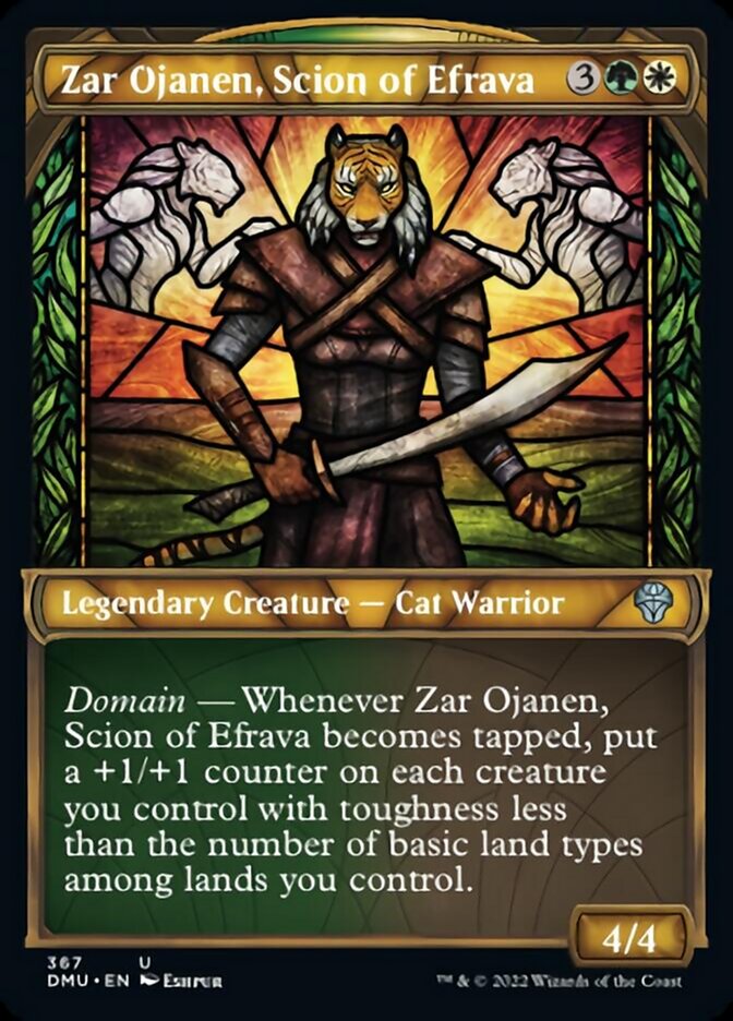 Zar Ojanen, Scion of Efrava (Showcase Textured) [Dominaria United] | Webway Games