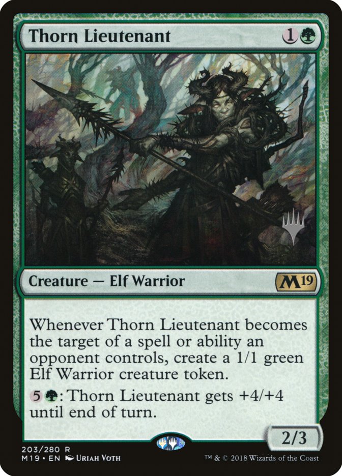 Thorn Lieutenant (Promo Pack) [Core Set 2019 Promos] | Webway Games
