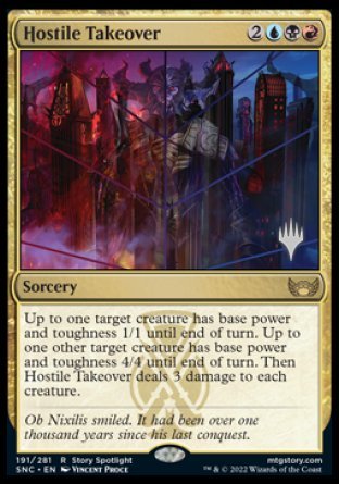 Hostile Takeover (Promo Pack) [Streets of New Capenna Promos] | Webway Games