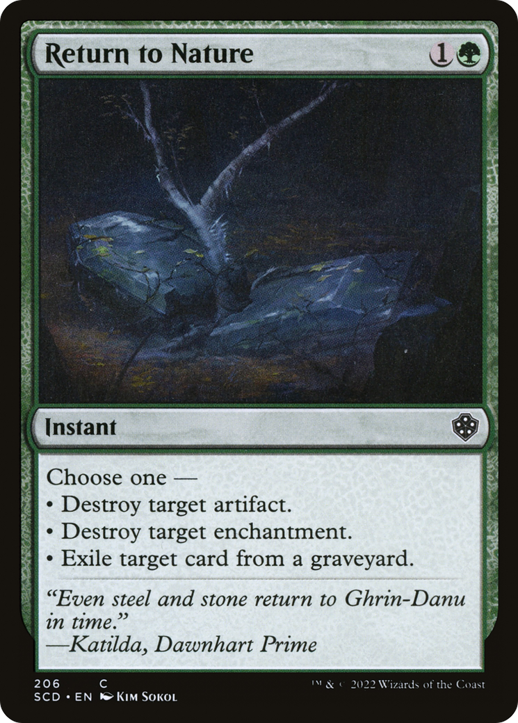 Return to Nature [Starter Commander Decks] | Webway Games