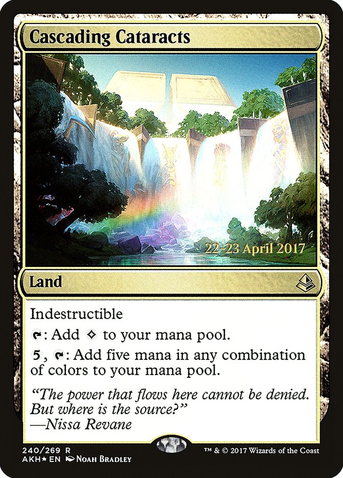 Cascading Cataracts  (Prerelease) [Amonkhet Prerelease Promos] | Webway Games