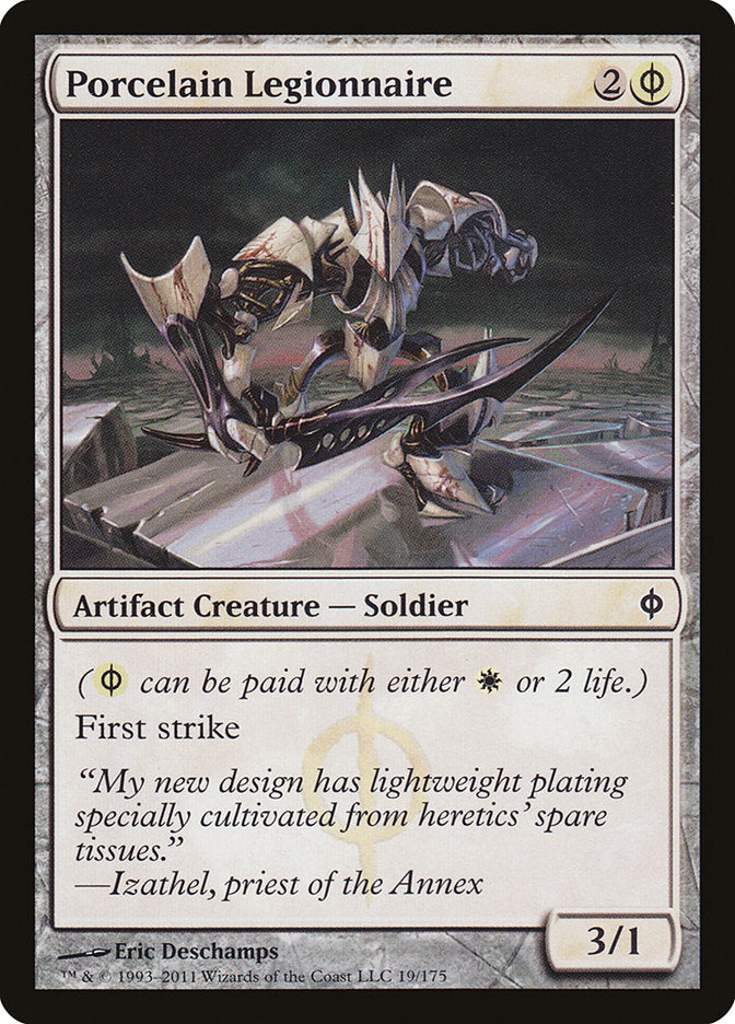 Porcelain Legionnaire [New Phyrexia] | Webway Games