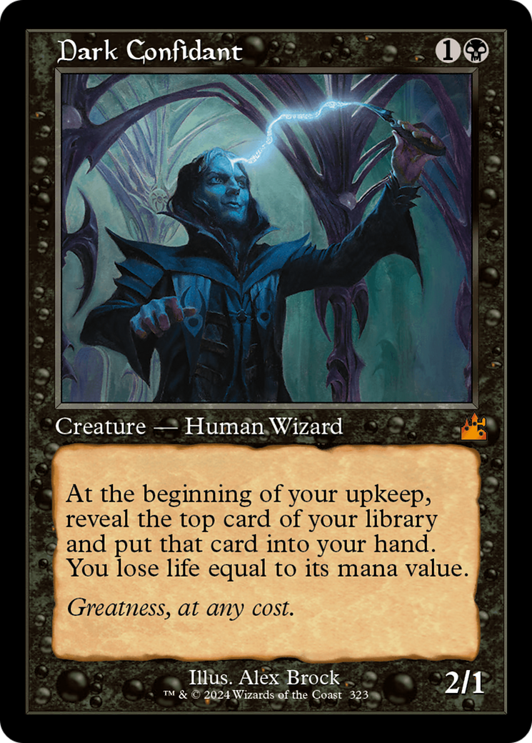 Dark Confidant (Retro Frame) [Ravnica Remastered] | Webway Games