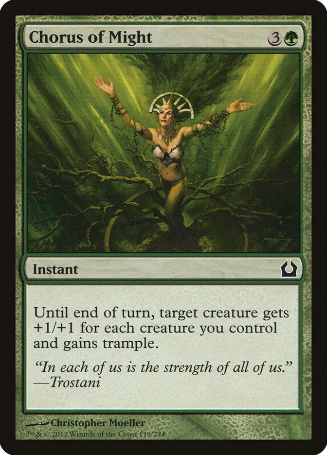 Chorus of Might [Return to Ravnica] | Webway Games