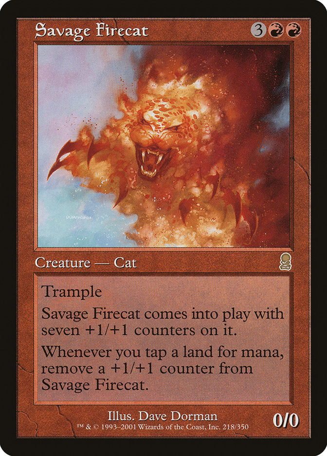 Savage Firecat [Odyssey] | Webway Games
