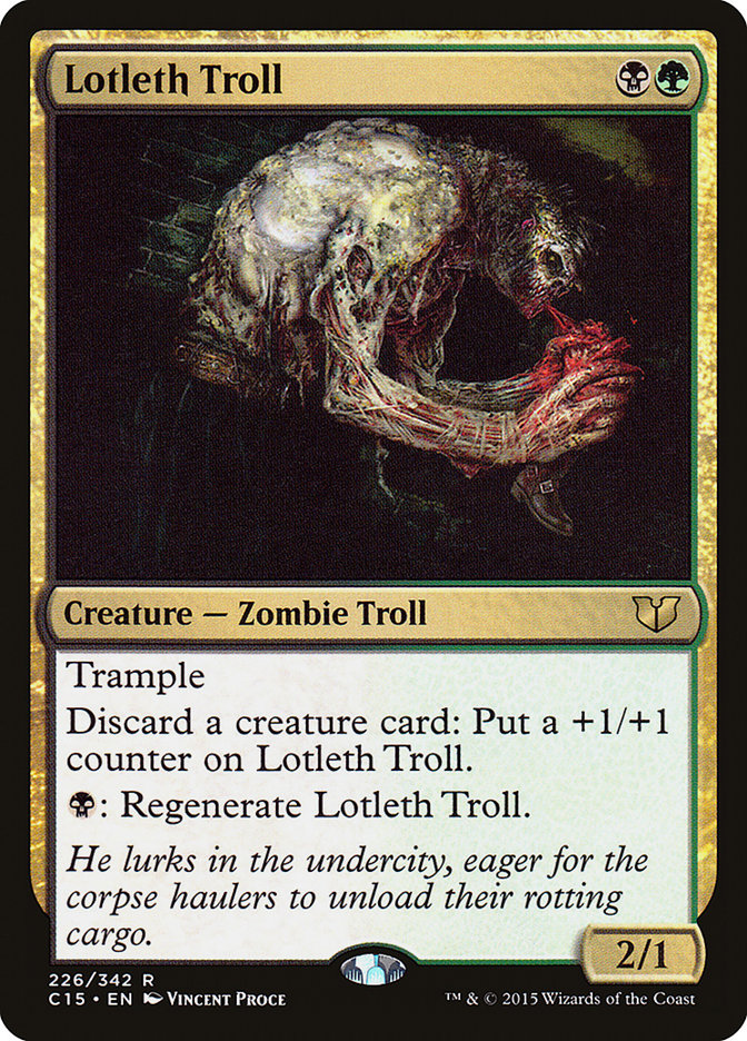 Lotleth Troll [Commander 2015] | Webway Games