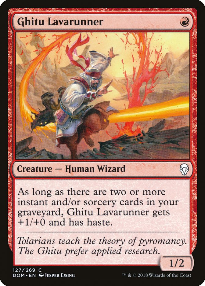 Ghitu Lavarunner [Dominaria] | Webway Games