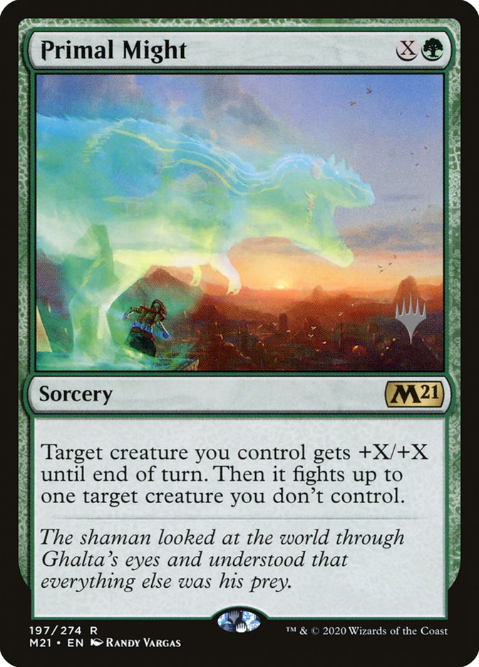 Primal Might (Promo Pack) [Core Set 2021 Promos] | Webway Games