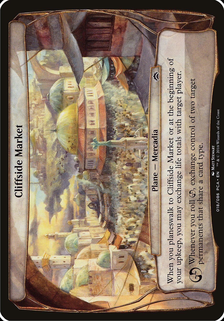 Cliffside Market [Planechase Anthology Planes] | Webway Games