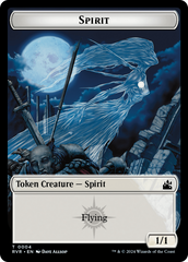 Bird // Spirit (0004) Double-Sided Token [Ravnica Remastered Tokens] | Webway Games