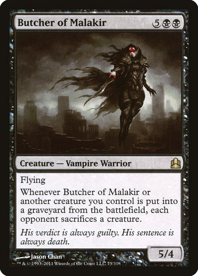 Butcher of Malakir [Commander 2011] | Webway Games
