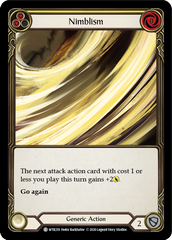 Nimblism (Yellow) [U-WTR219] (Welcome to Rathe Unlimited)  Unlimited Rainbow Foil | Webway Games