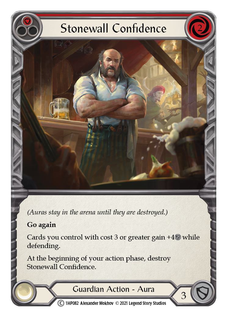 Stonewall Confidence (Red) [1HP082] | Webway Games