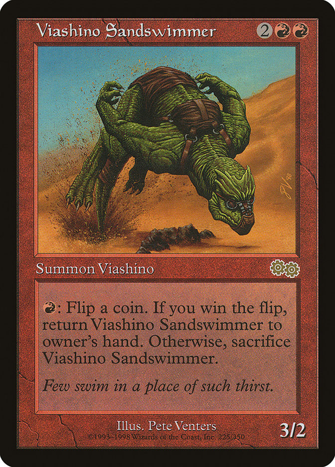 Viashino Sandswimmer [Urza's Saga] | Webway Games