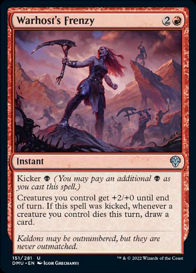 Warhost's Frenzy [Dominaria United] | Webway Games
