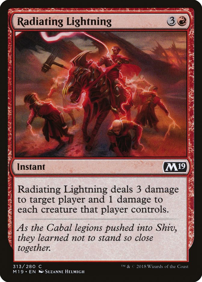 Radiating Lightning [Core Set 2019] | Webway Games
