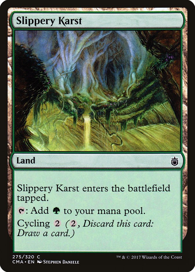 Slippery Karst [Commander Anthology] | Webway Games