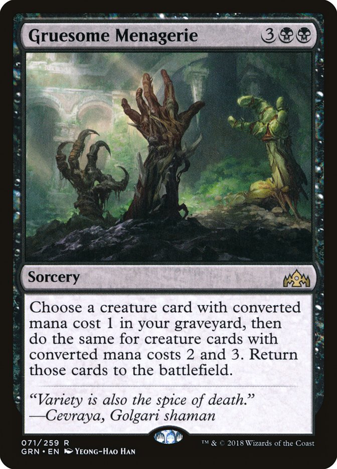 Gruesome Menagerie [Guilds of Ravnica] | Webway Games