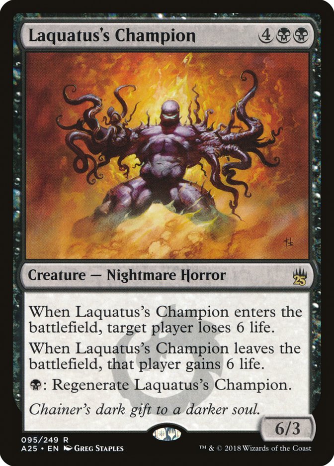 Laquatus's Champion [Masters 25] | Webway Games