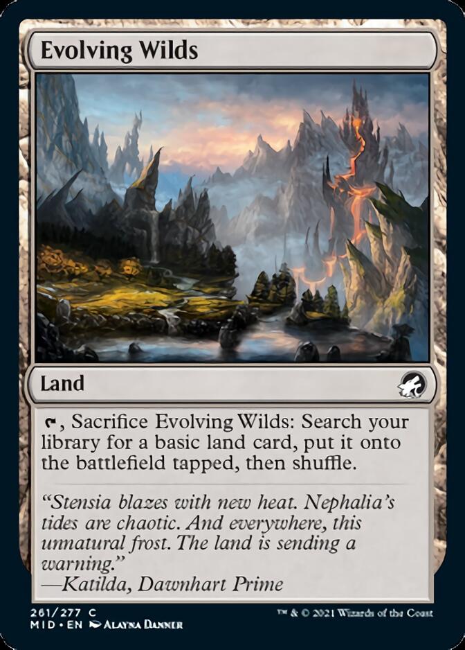 Evolving Wilds [Innistrad: Midnight Hunt] | Webway Games