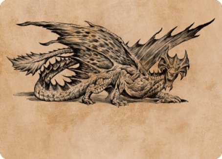 Ancient Brass Dragon Art Card (49) [Commander Legends: Battle for Baldur's Gate Art Series] | Webway Games