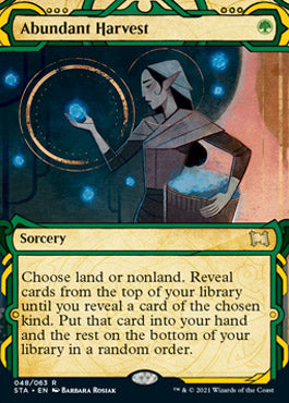 Abundant Harvest (Etched Foil) [Strixhaven Mystical Archive] | Webway Games