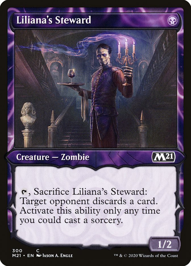Liliana's Steward (Showcase) [Core Set 2021] | Webway Games