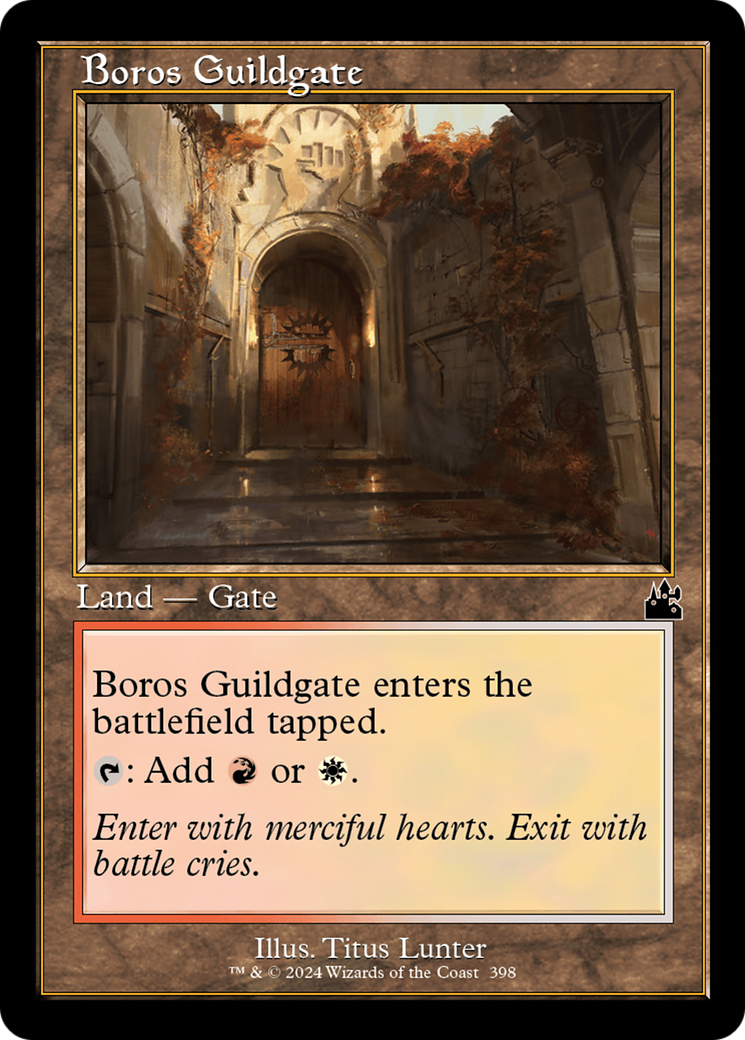 Boros Guildgate (Retro Frame) [Ravnica Remastered] | Webway Games