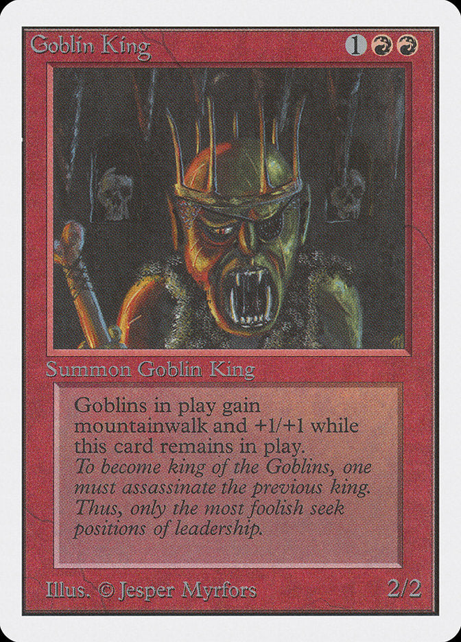 Goblin King [Unlimited Edition] | Webway Games