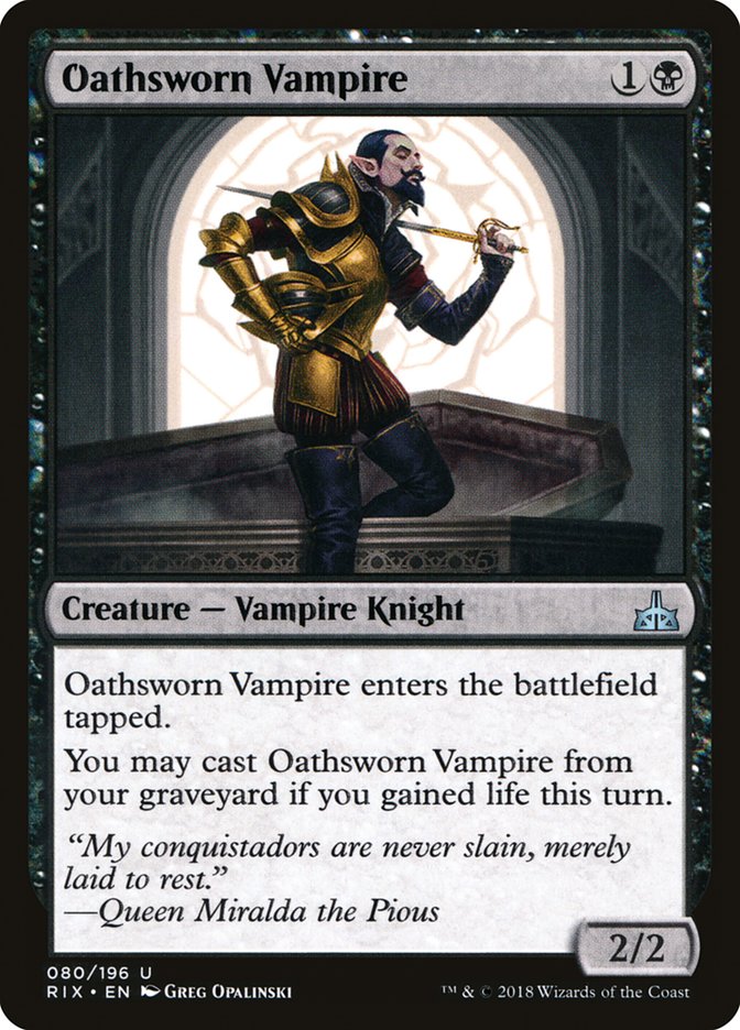 Oathsworn Vampire [Rivals of Ixalan] | Webway Games