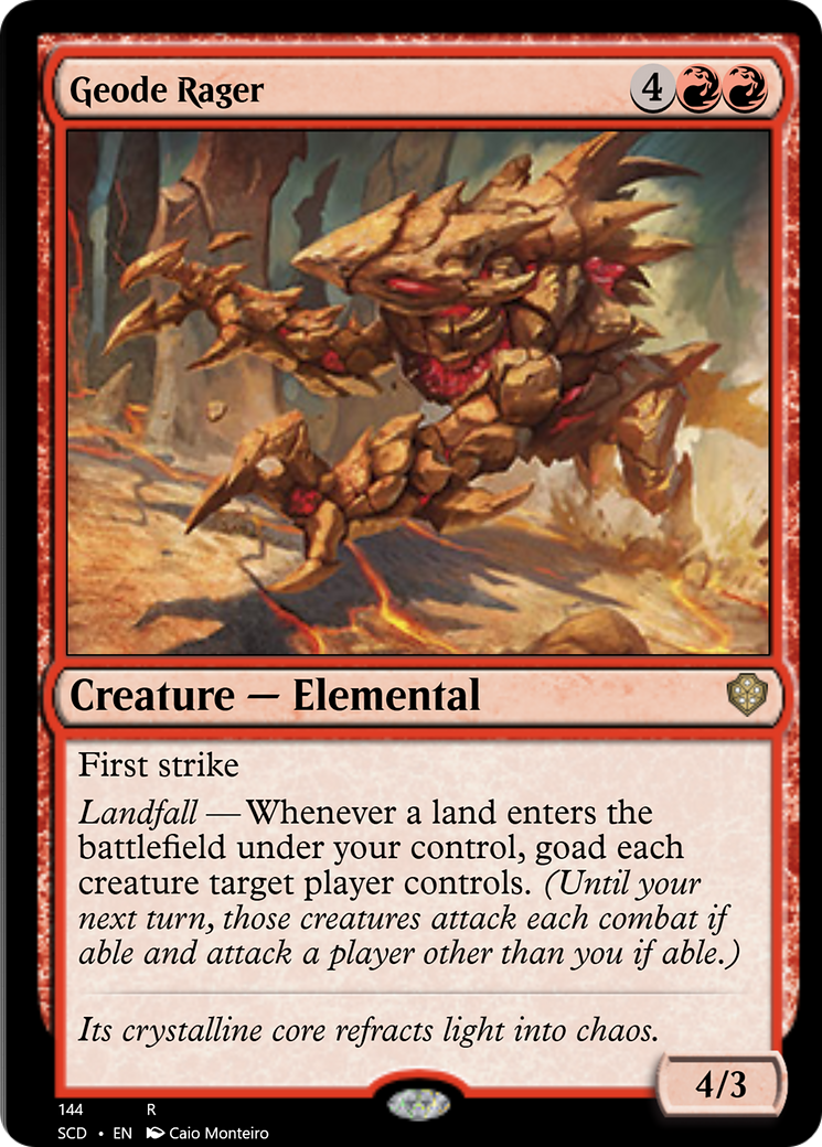 Geode Rager [Starter Commander Decks] | Webway Games