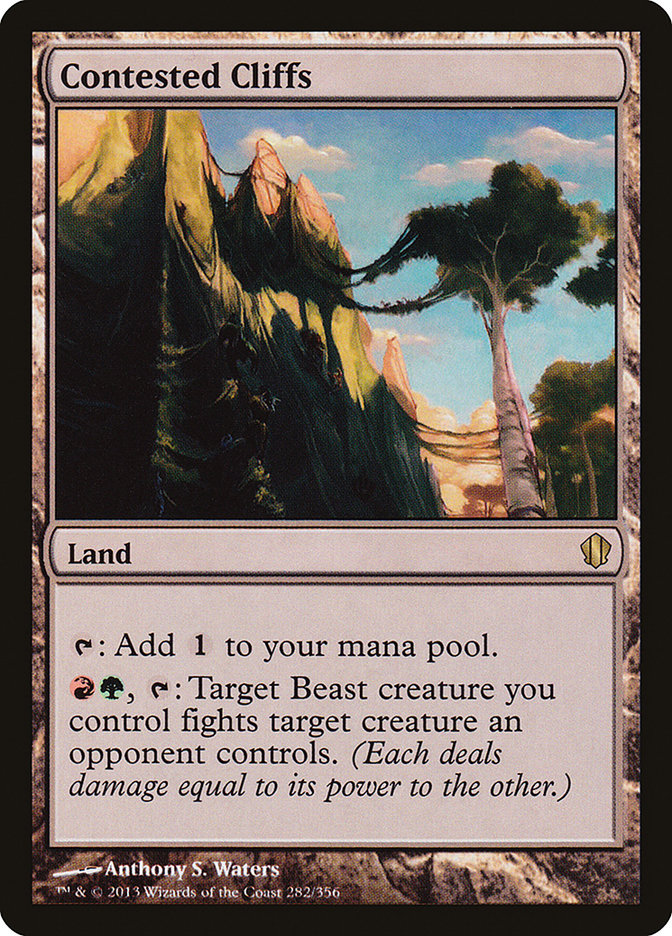 Contested Cliffs [Commander 2013] | Webway Games