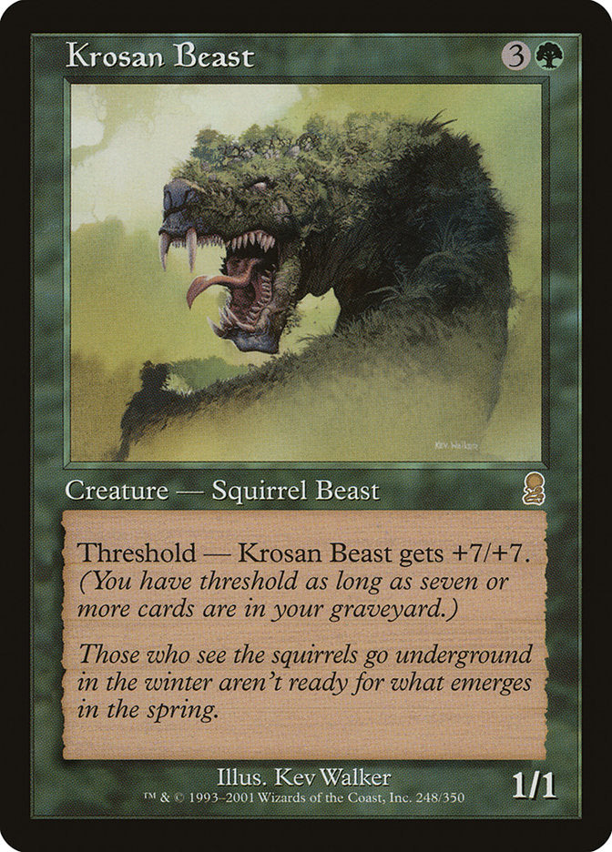 Krosan Beast [Odyssey] | Webway Games