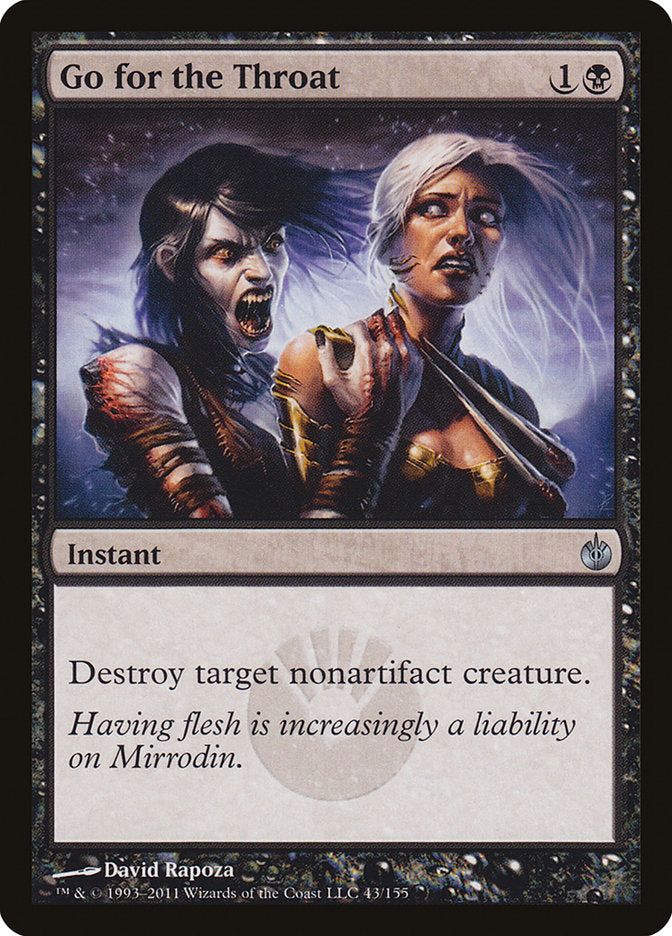 Go for the Throat [Mirrodin Besieged] | Webway Games