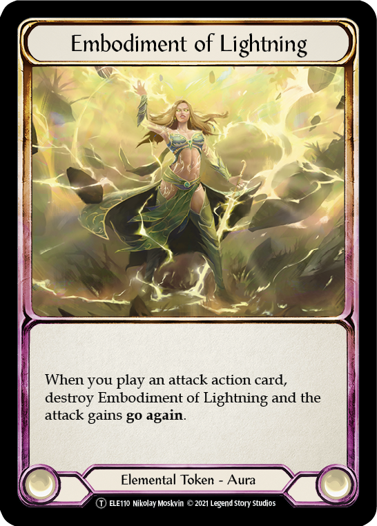 Embodiment of Lightning // Titan's Fist [U-ELE110] Unlimited Normal | Webway Games