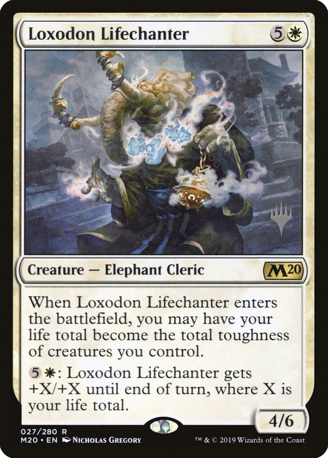 Loxodon Lifechanter (Promo Pack) [Core Set 2020 Promos] | Webway Games