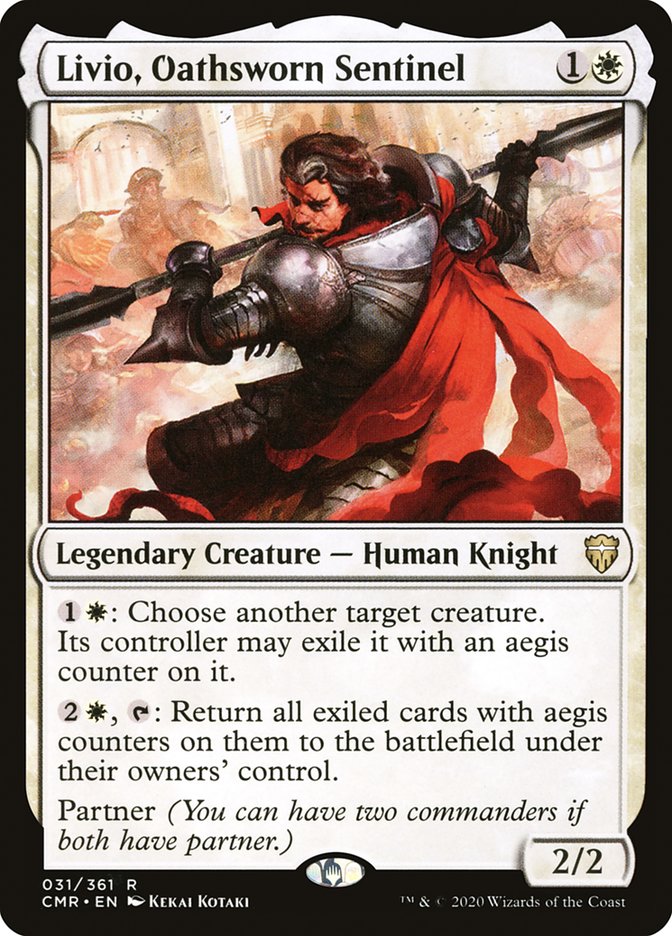 Livio, Oathsworn Sentinel [Commander Legends] | Webway Games