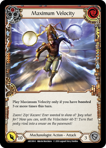 Maximum Velocity [ARC008-S] 1st Edition Normal