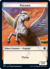 Pegasus // Thopter Double-Sided Token [Starter Commander Decks] | Webway Games